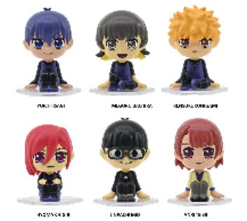 Blue Lock Bobble Hero Wackelkopf-Figuren 6 cm Blind Box Display (12) Image