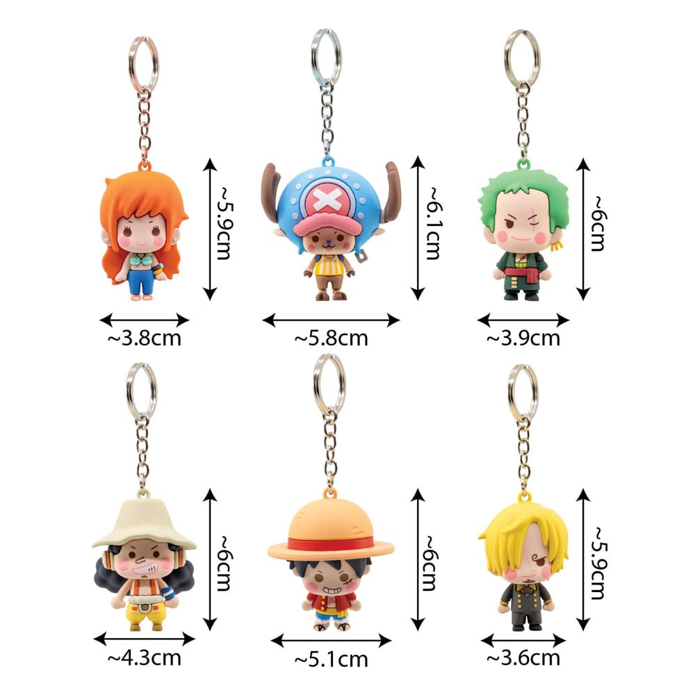 One Piece Pocket Hero Schlüsselanhänger Series 2 Display (12) Image 4