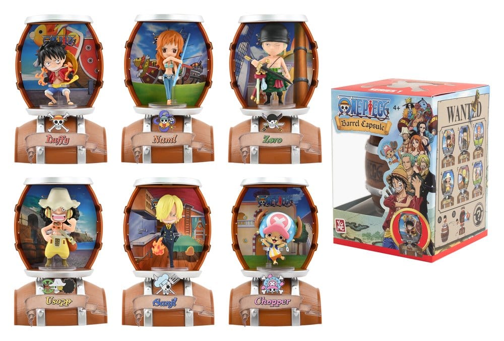 One Piece Barrel Capsule Minifiguren 9 cm Blind Box Display (6) Image 1