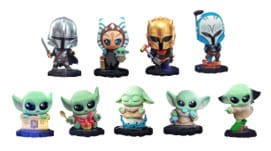 Star Wars The Mandalorian Cosbi Minifiguren 8 cm Blind Box Display (8) Image