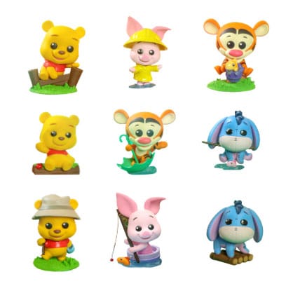 Disney Cosbi Minifiguren Winnie Puuh 8 cm Blind Box Display (8) Image