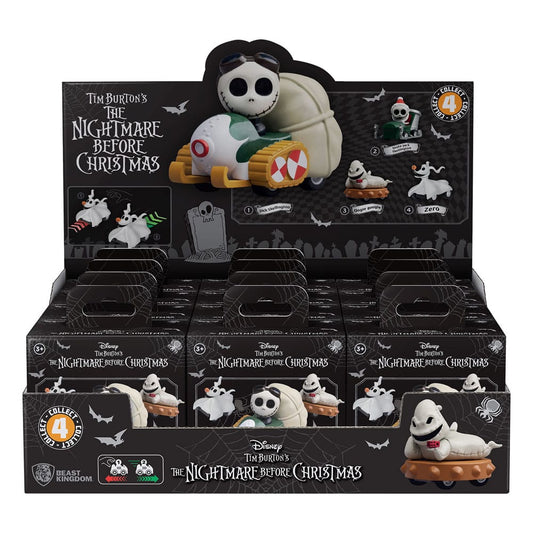 Nightmare Before Christmas Zoom Hero Rückzug-Fahrzeuge mit Figuren (Blind Box Ver.) Display (12) Image 1