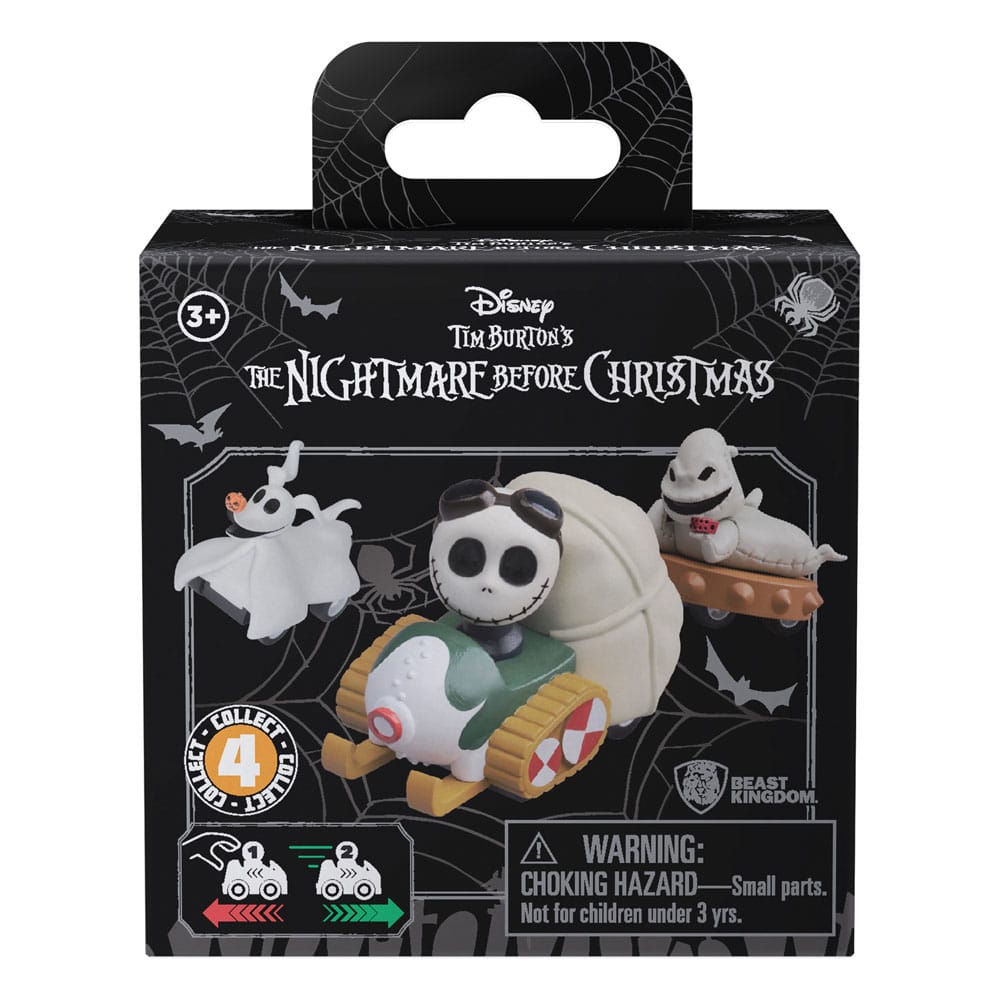 Nightmare Before Christmas Zoom Hero Rückzug-Fahrzeuge mit Figuren (Blind Box Ver.) Display (12) Image 6