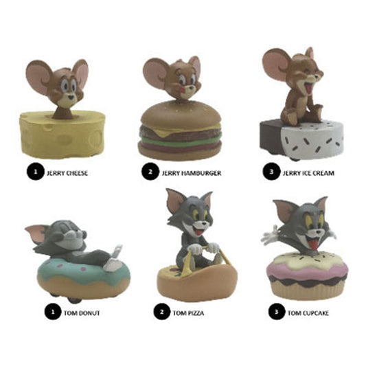 Tom & Jerry Zoom Hero Rückzug-Fahrzeuge mit Figuren Display (12) Image