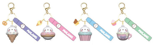 Molang Snack Time Series Schlüsselanhänger Display (9) Image