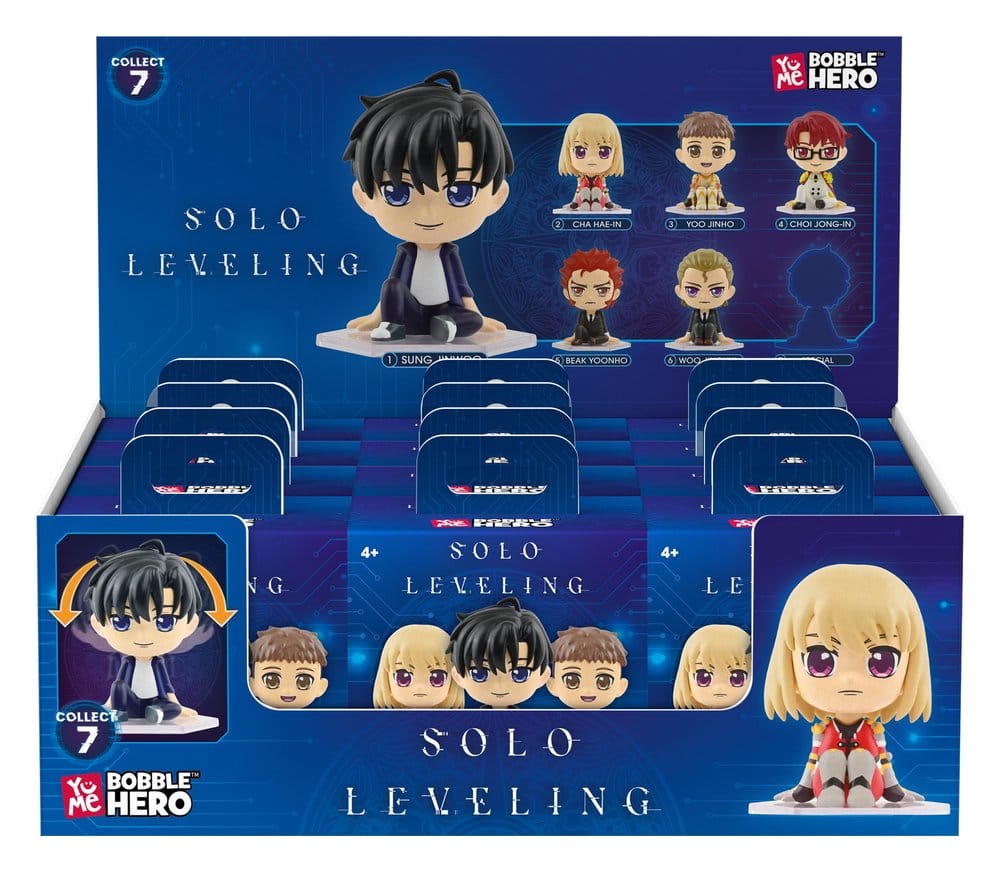 Solo Leveling Bobble Hero Wackelkopf-Figuren Series 1 Blind Box Display (12) Image 1