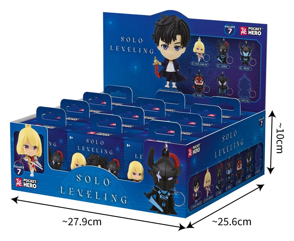 Solo Leveling Pocket Hero Schlüsselanhänger Series 1 Blind Box Display (12) Image 18