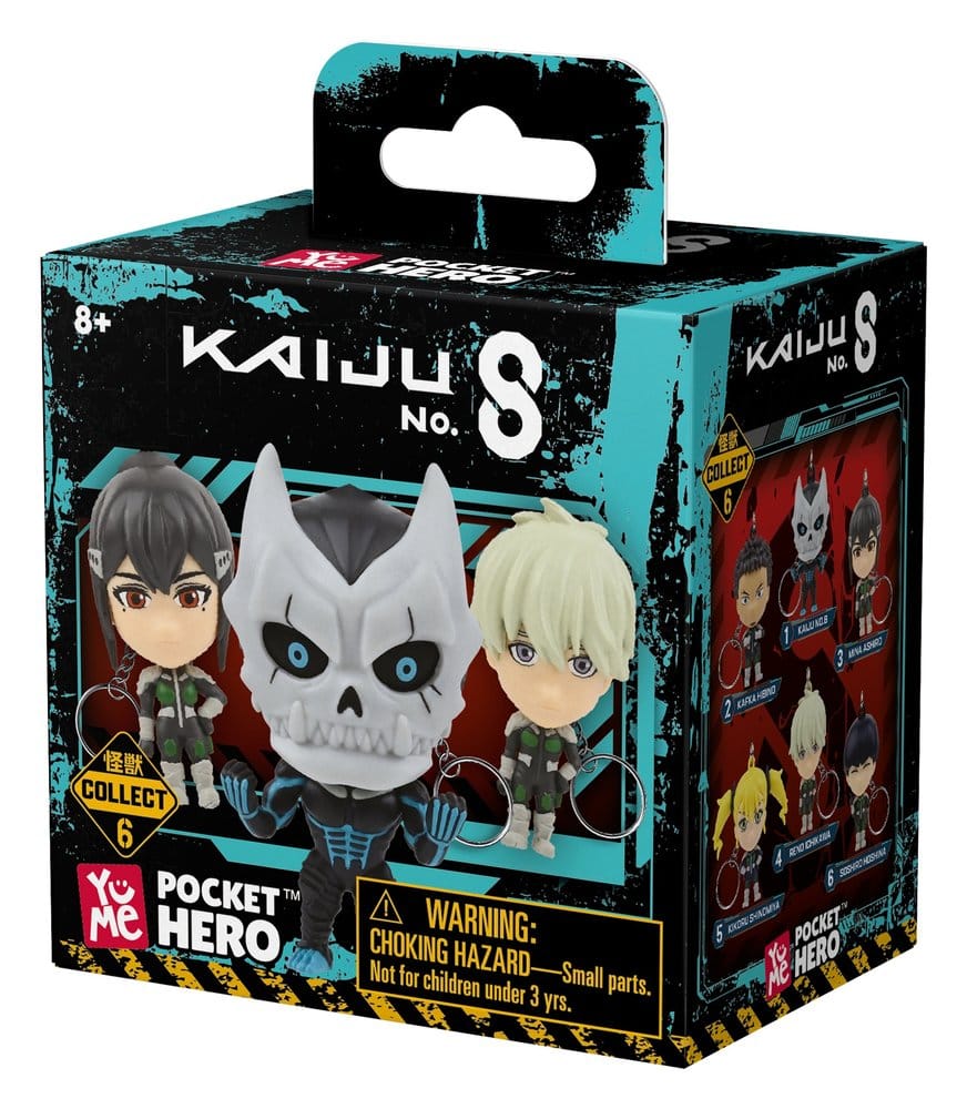 Kaiju No. 8 Pocket Hero Schlüsselanhänger Series 1 Blind Box Display (12) Image 2