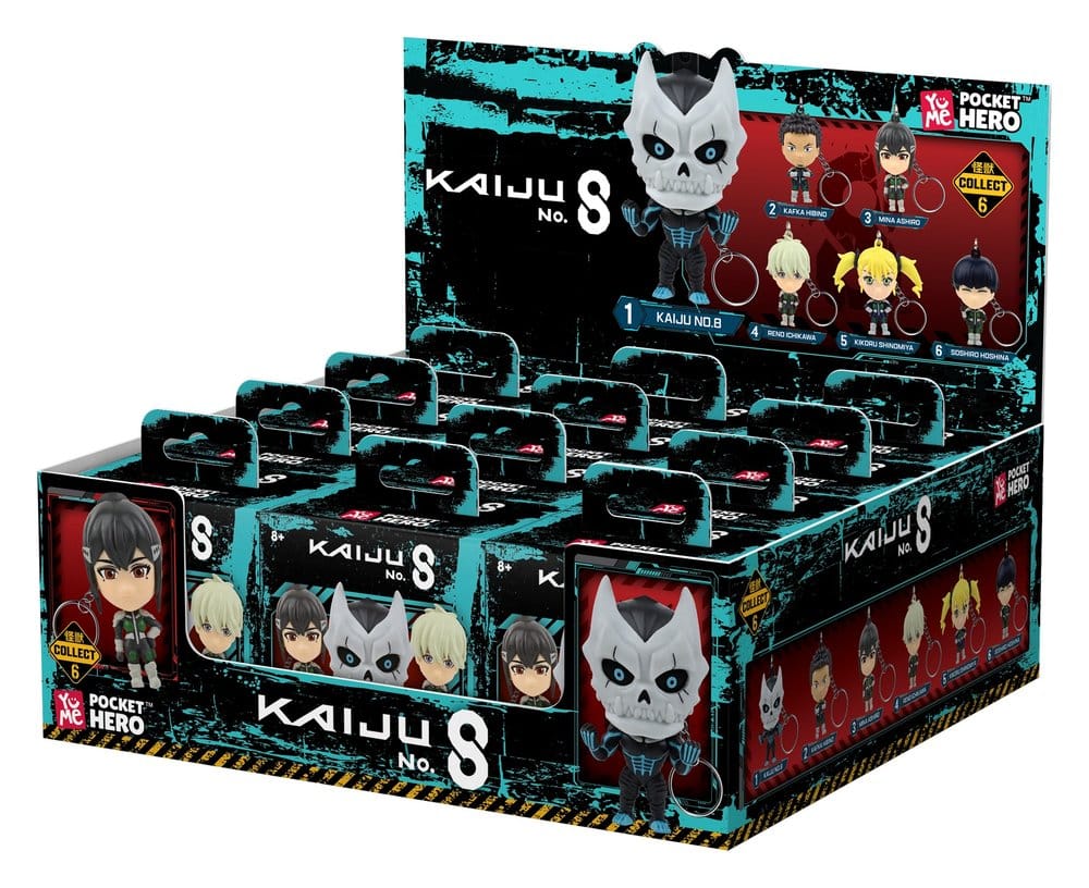 Kaiju No. 8 Pocket Hero Schlüsselanhänger Series 1 Blind Box Display (12) Image 4