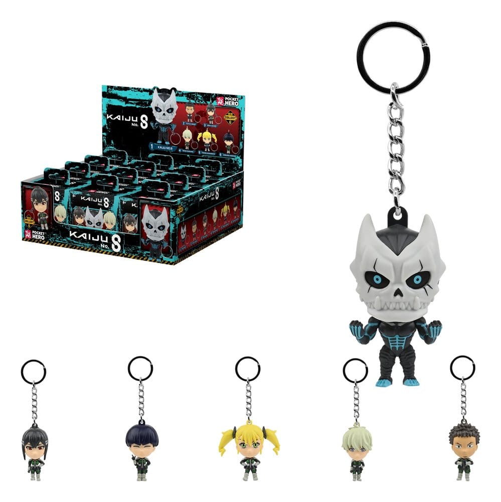Kaiju No. 8 Pocket Hero Schlüsselanhänger Series 1 Blind Box Display (12) Image 6