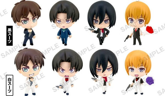 Attack On Titan Shirokuro PVC Minifiguren Vol. 1 4 cm Sortiment (12) Image